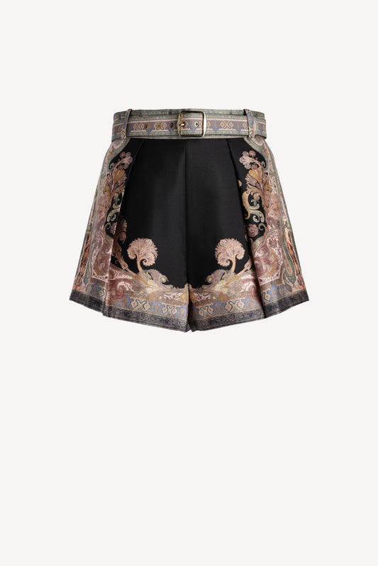 Shorts Illustration in Black PaisleyZimmermann - Anita Hass