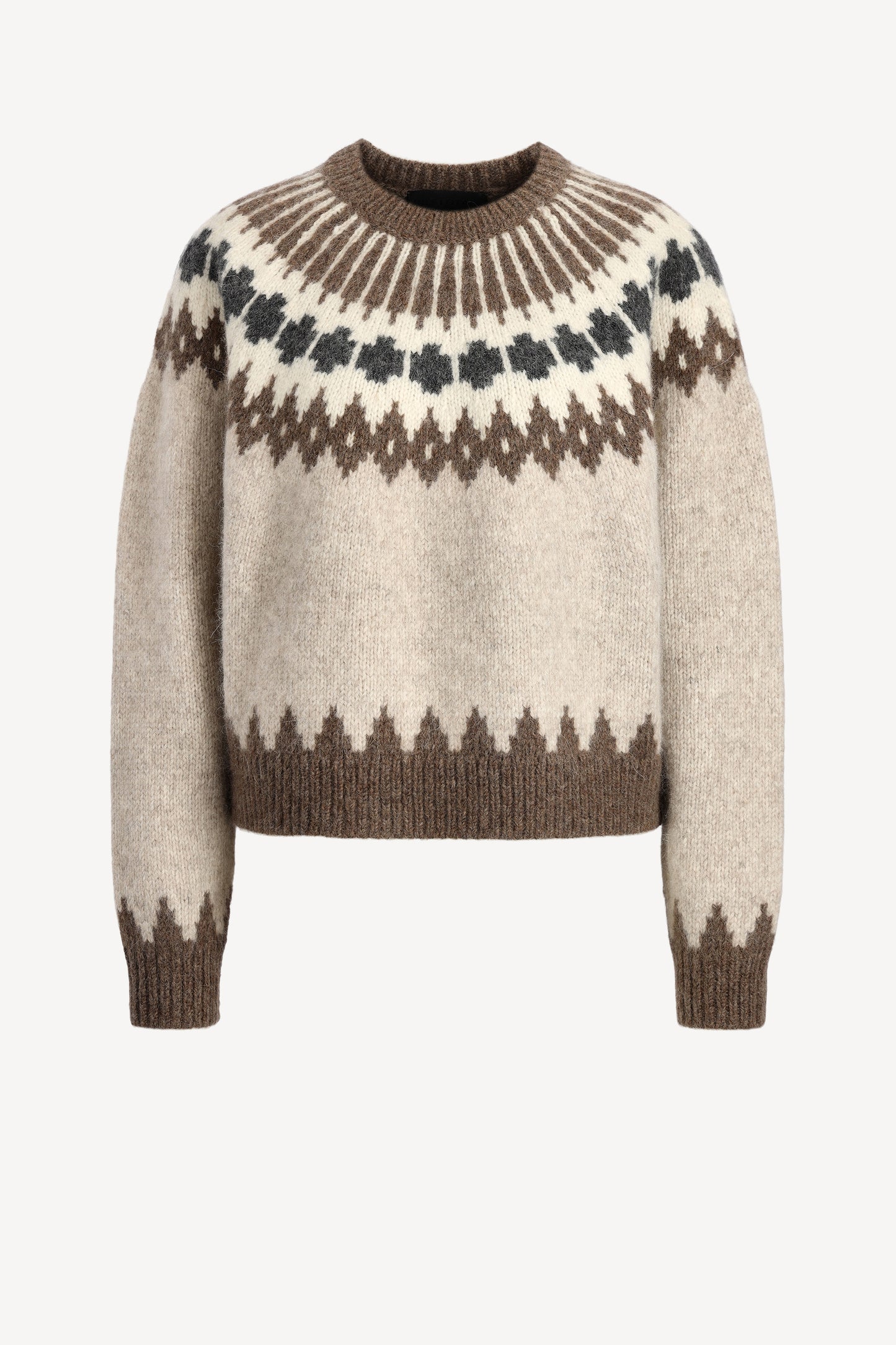 Pullover Alena in Oatmeal FairisleNili Lotan - Anita Hass