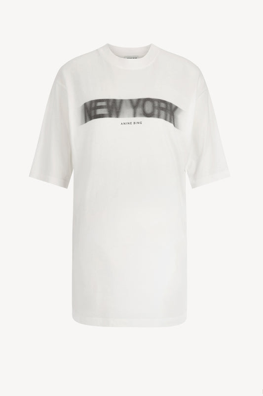 T-Shirt Cason Blur in Ivory