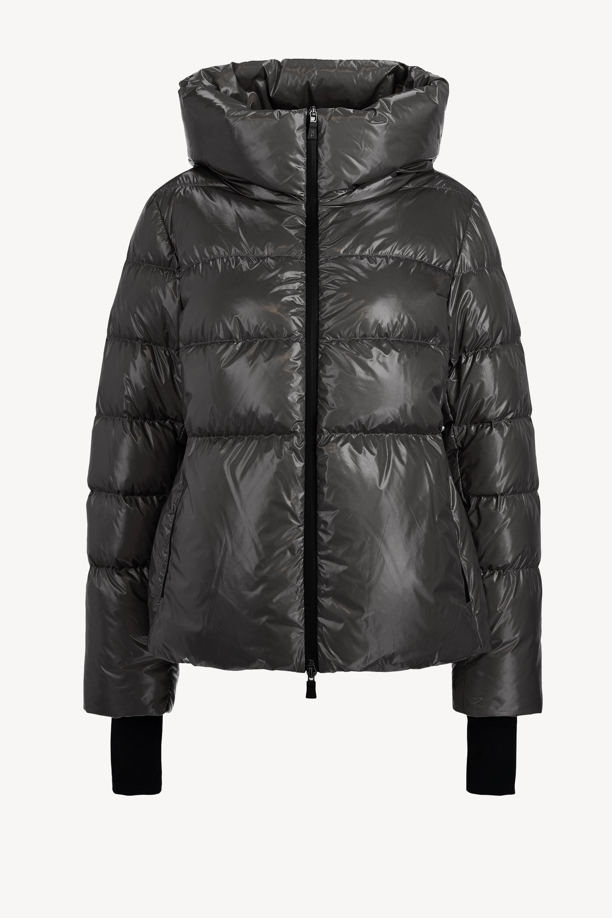 Gloss down jacket in Ferro