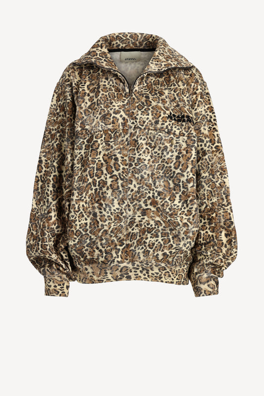 Sudadera Wilda de leopardo