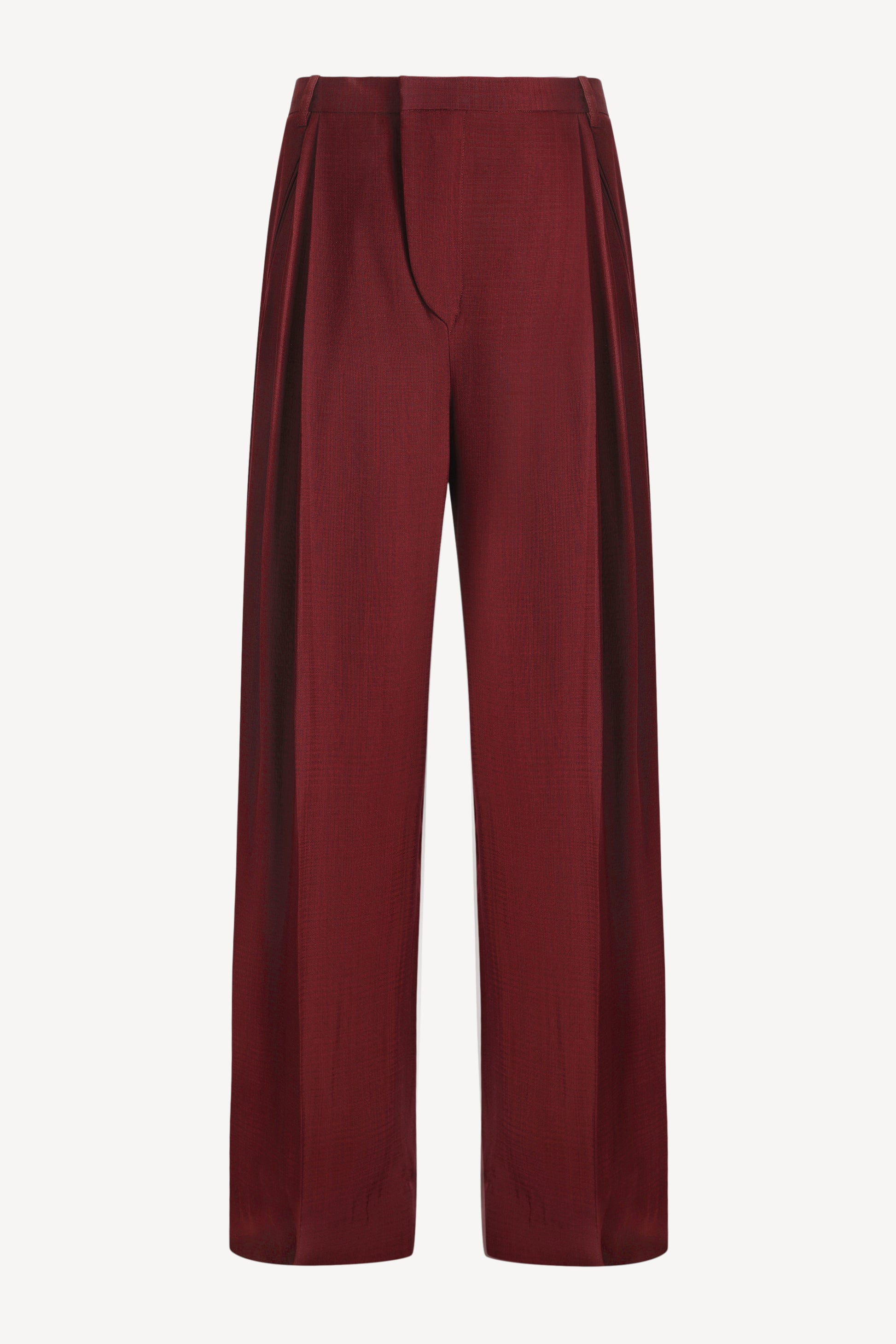 Hose Wide Leg in PortVictoria Beckham - Anita Hass