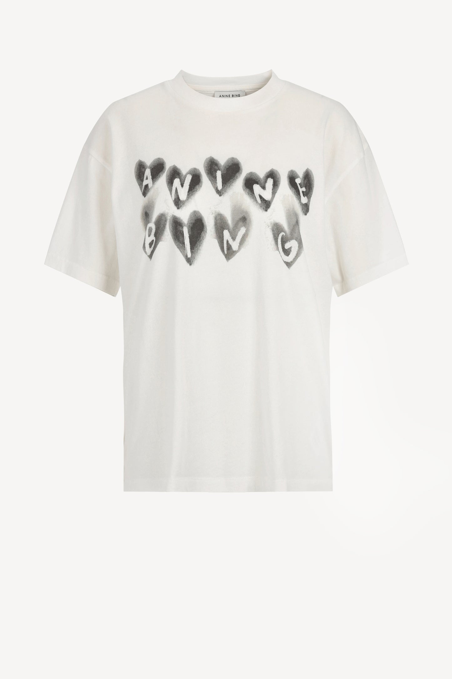 T-Shirt Cade Hearts in Ivory