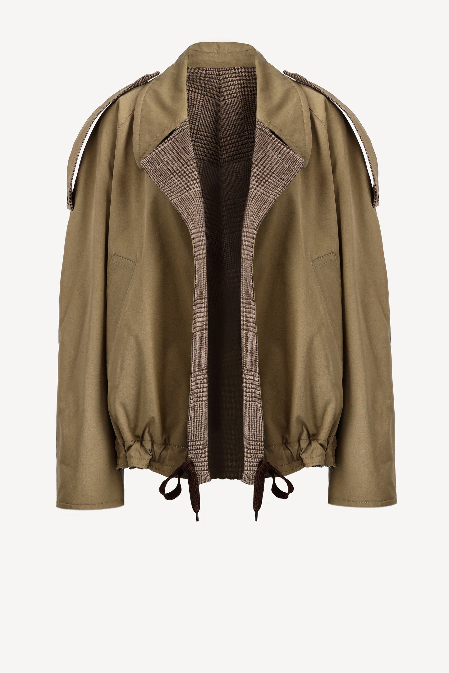 Jacke Bomber Trench in Khaky