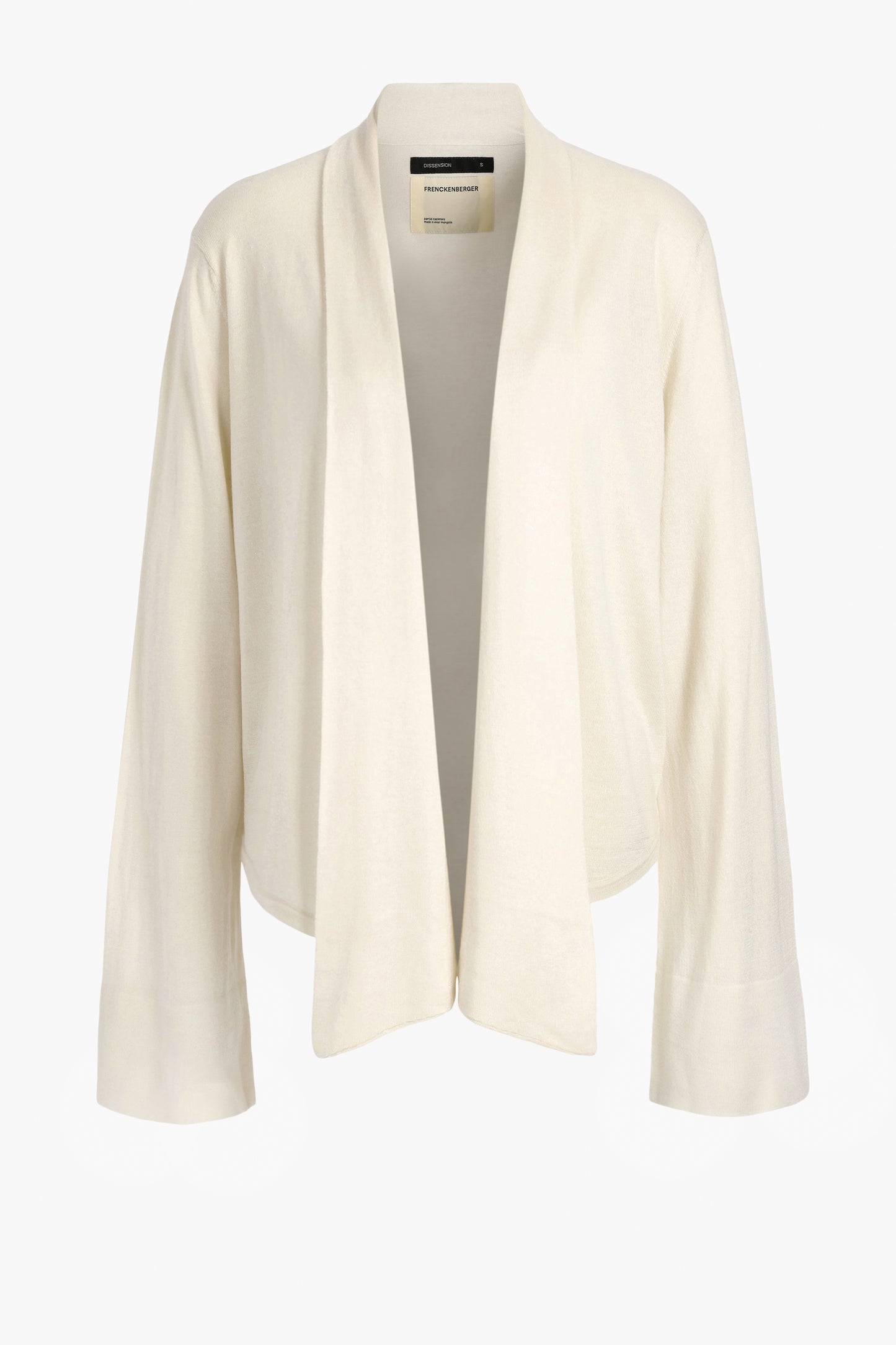 Cardigan Short Cross in white