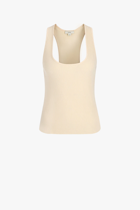 Stricktop Racerback in Oat ShellVince - Anita Hass