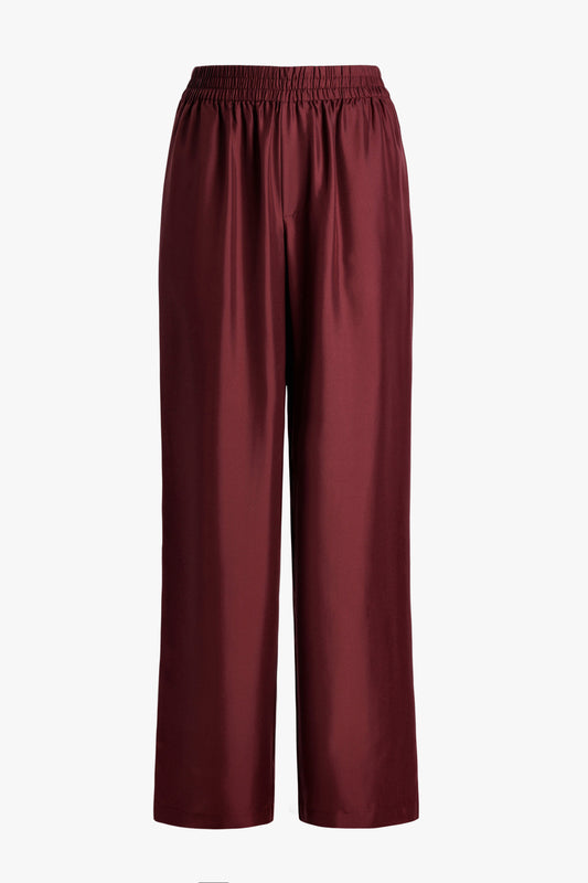 Wide leg trousers in Bordaux