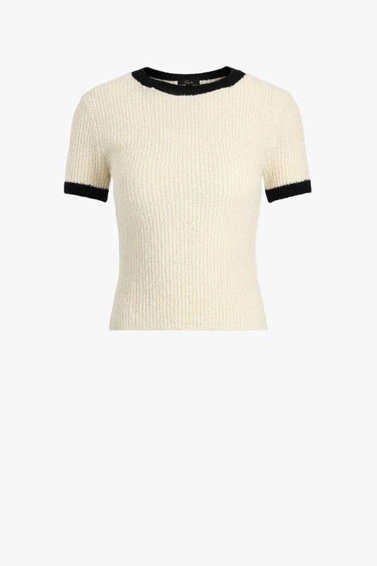 Strickshirt Meredit in Ivory/SchwarzRails - Anita Hass