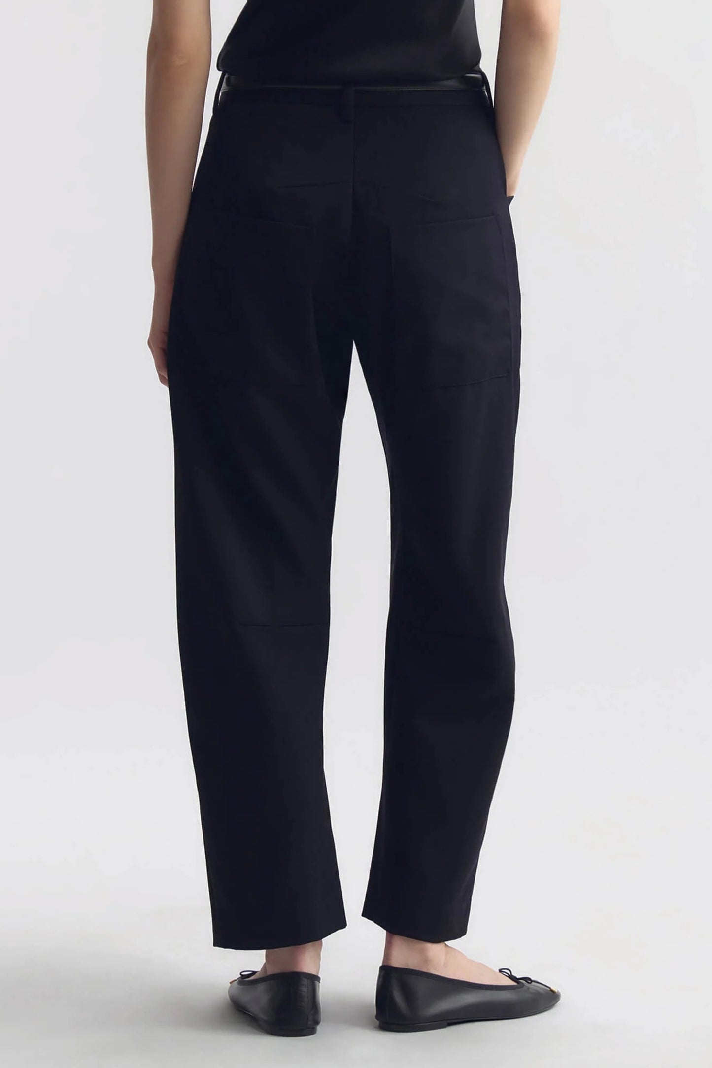 Hose Shon Wool in Schwarz Nili Lotan