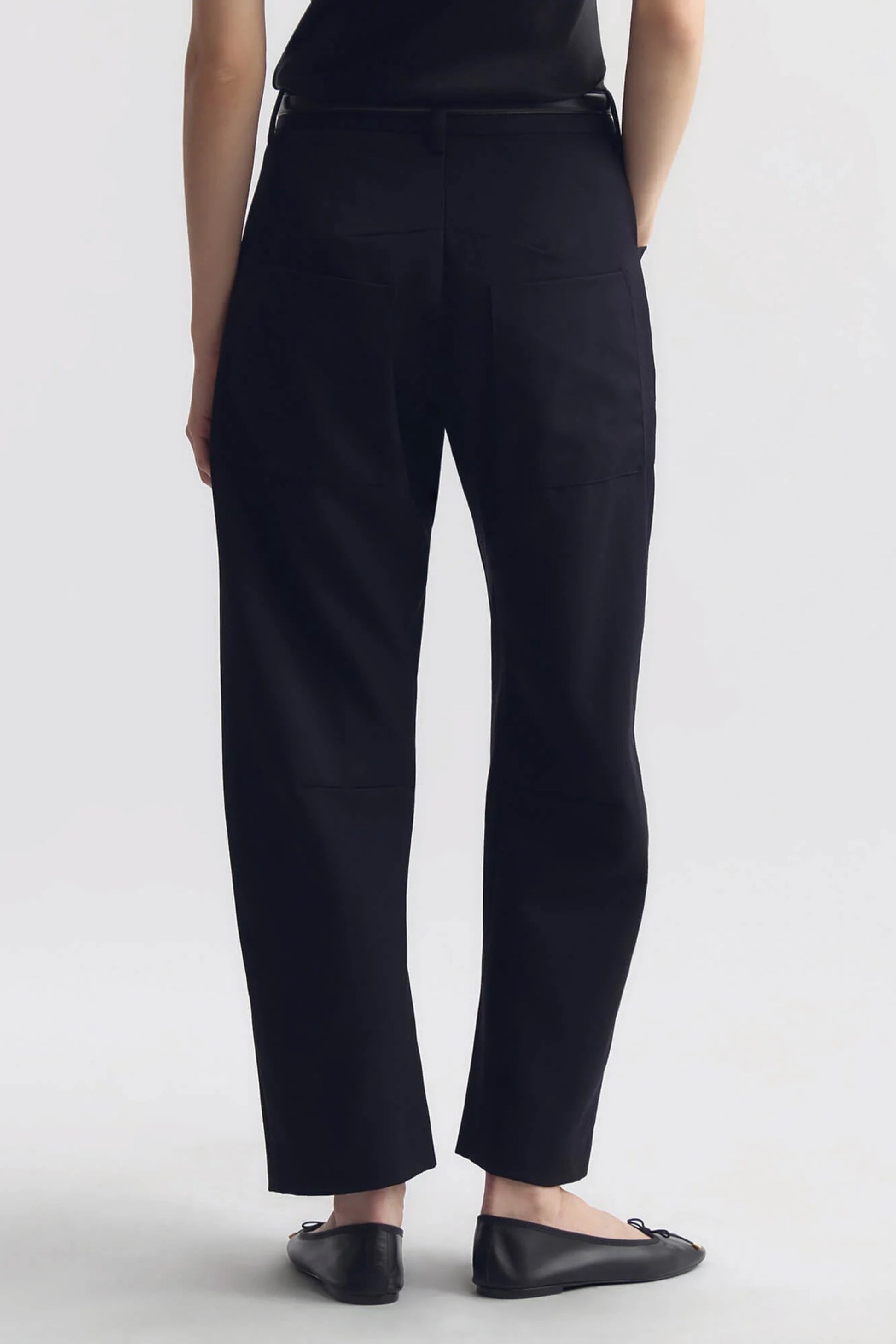 Hose Shon Wool in Schwarz Nili Lotan