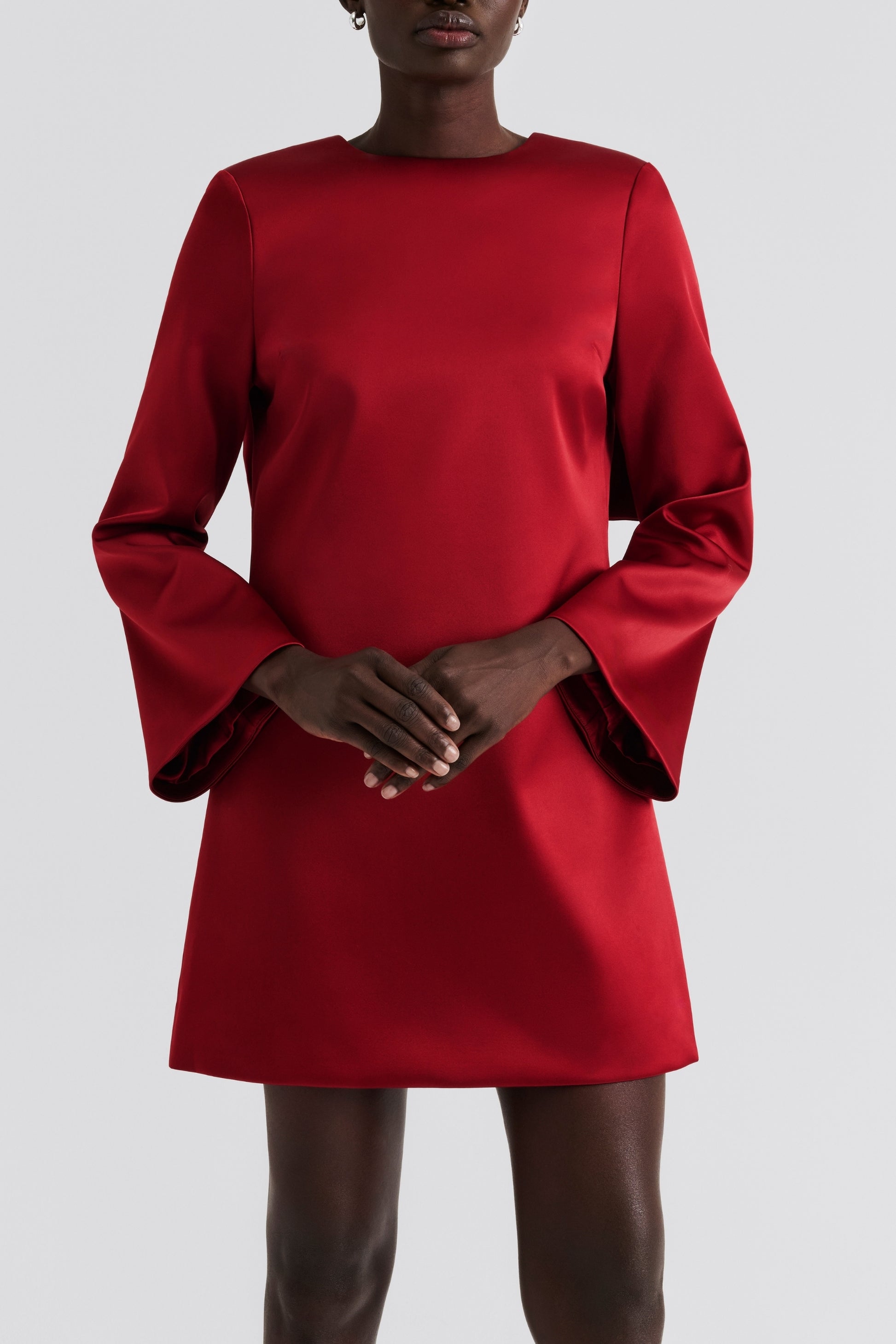 Kleid Elna Bow in Deep RedMalina - Anita Hass