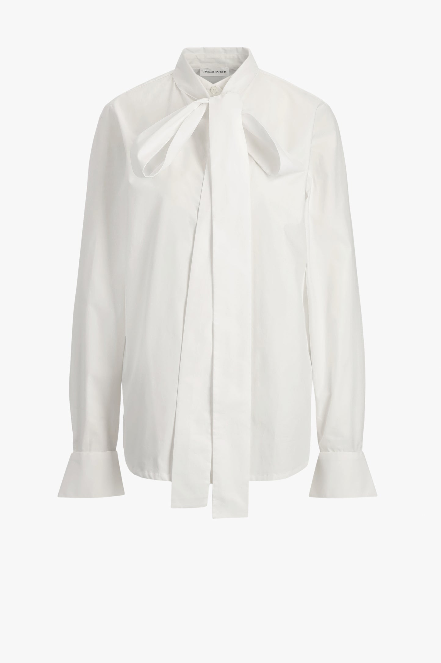 Bluse Bow Tie in Offwhite 7 For All Mankind
