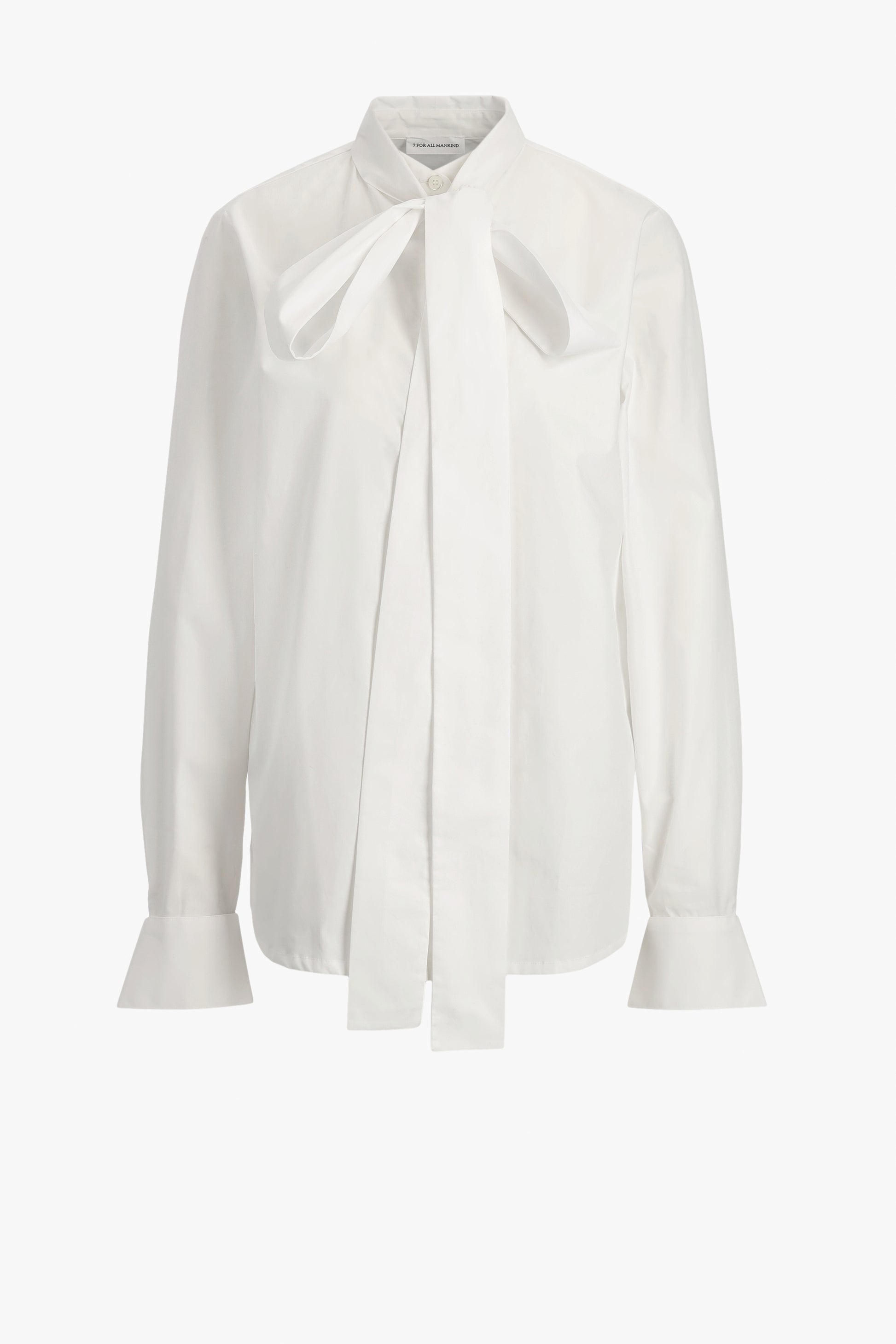 Bluse Bow Tie in Offwhite 7 For All Mankind