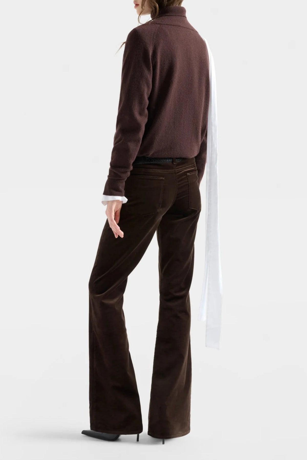 Hose Leggy Bootcut in Velvet Chocolate 7 For All Mankind