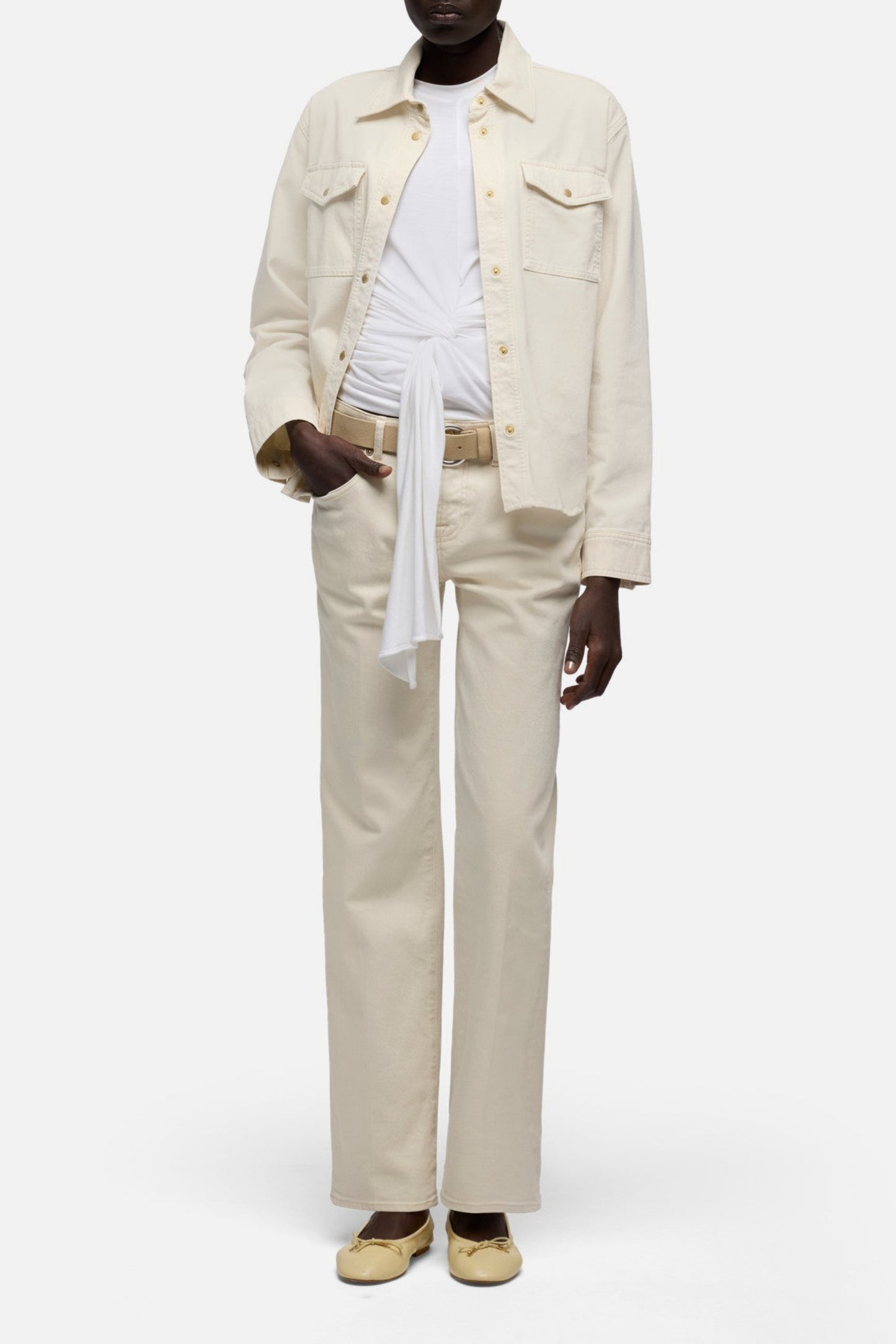Jeans Calie in Moondust 7 For All Mankind