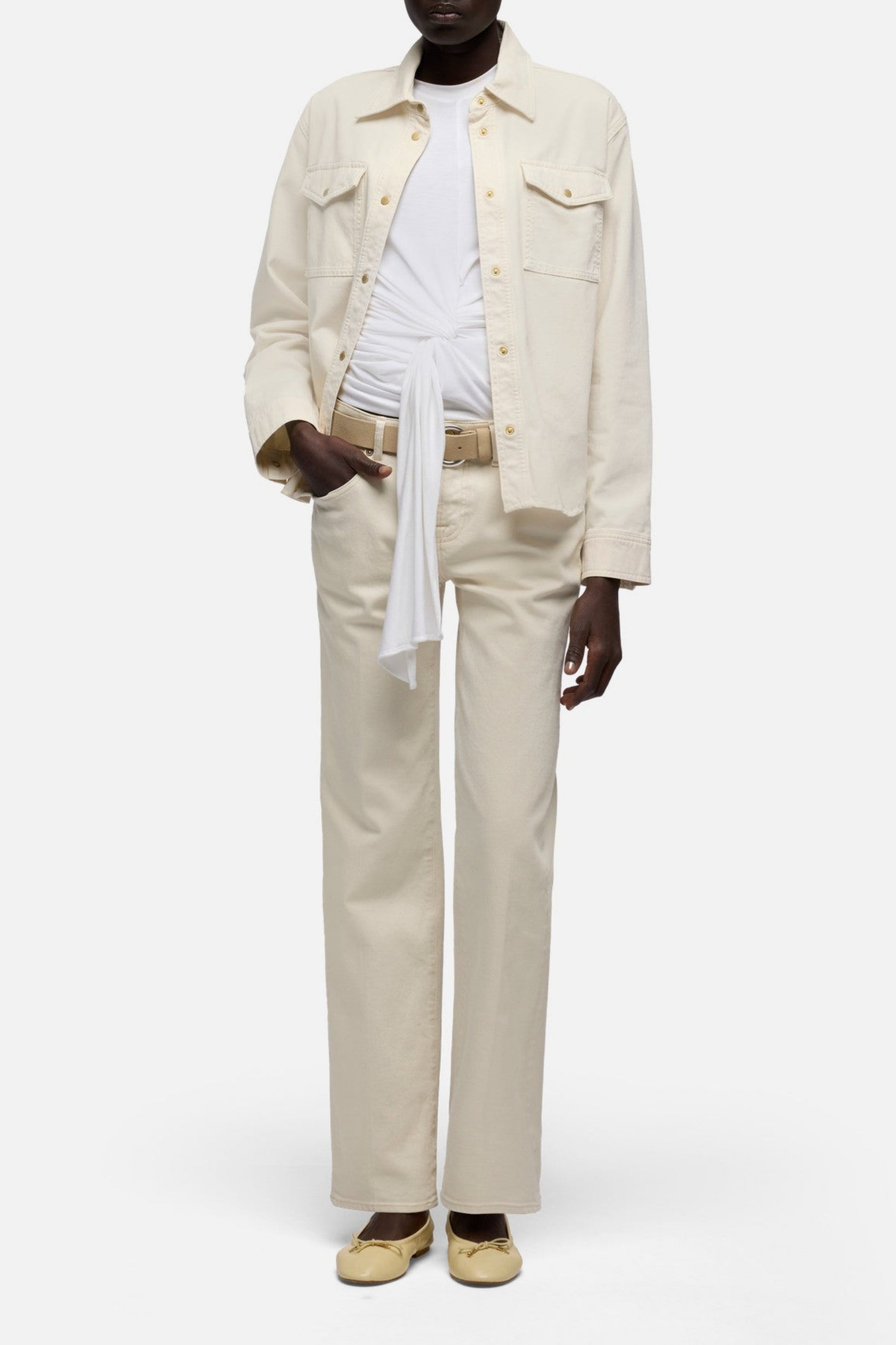 Jeans Calie in Moondust 7 For All Mankind