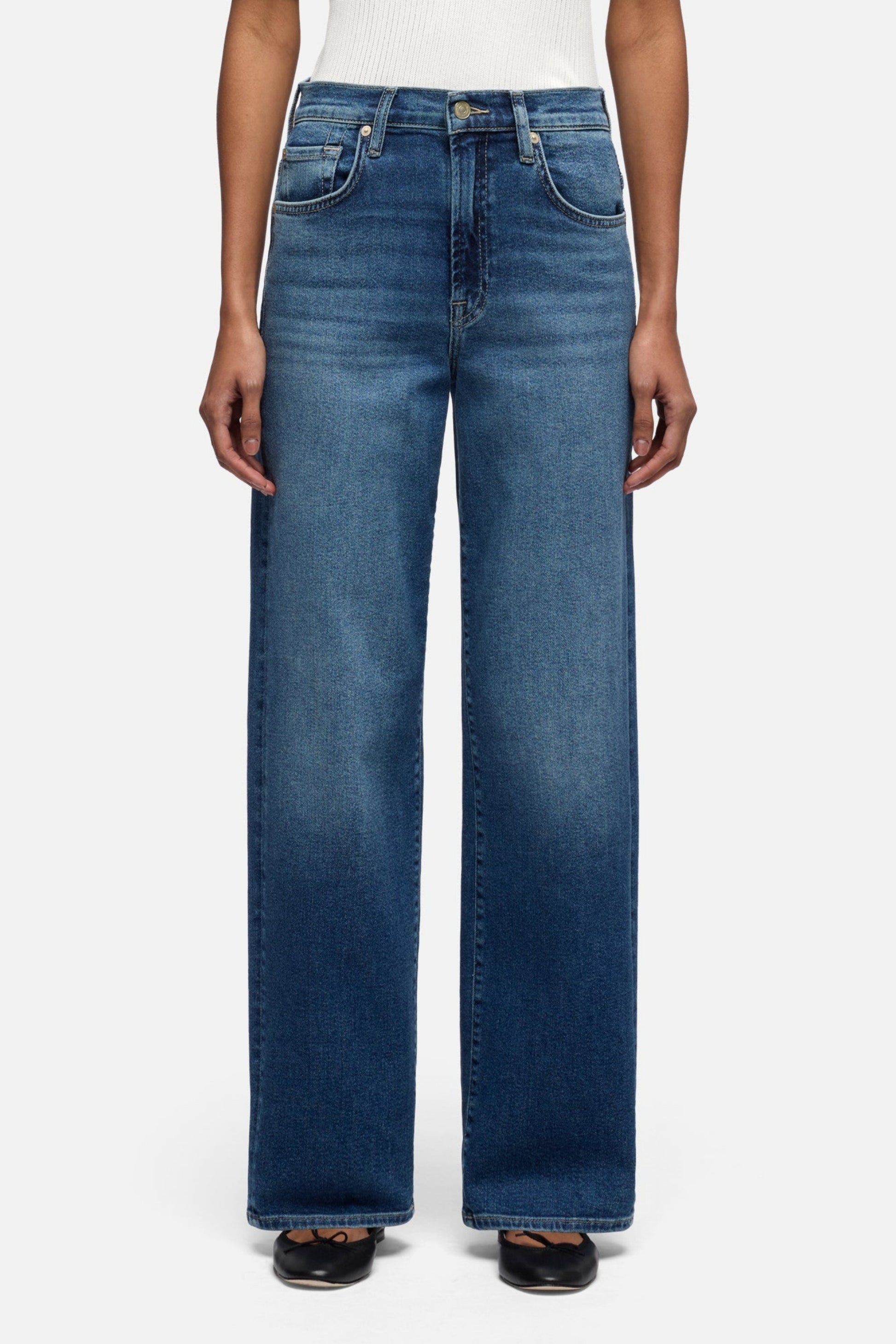 Jeans Stovepipe in Tide Break 7 For All Mankind