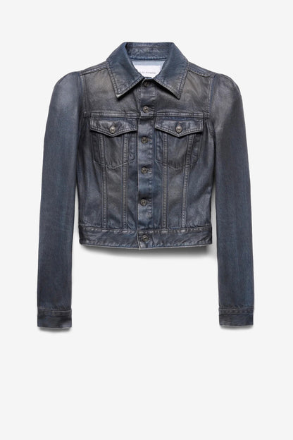 Jeansjacke Puff Sleeve in Nolita 7 For All Mankind