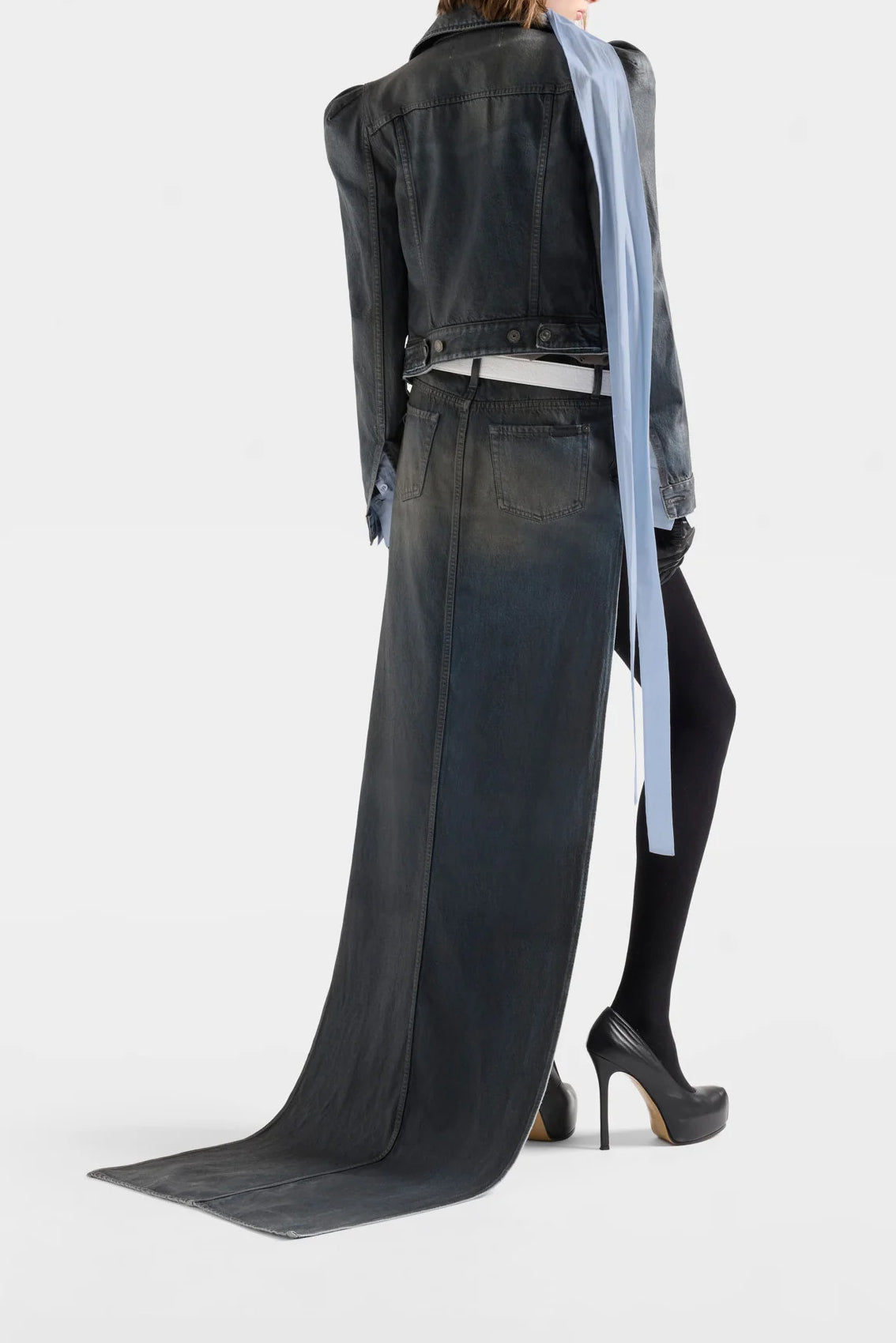 Jeansjacke Puff Sleeve in Nolita 7 For All Mankind
