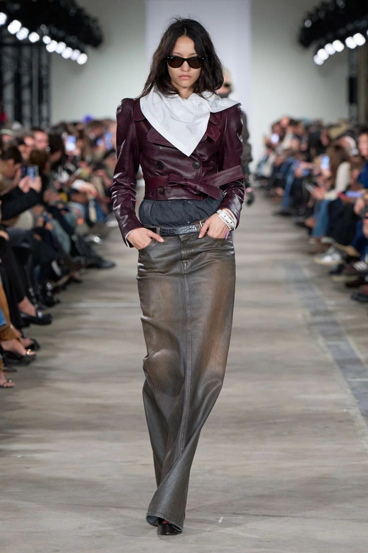 Jeansrock Full Length in Nolita 7 For All Mankind