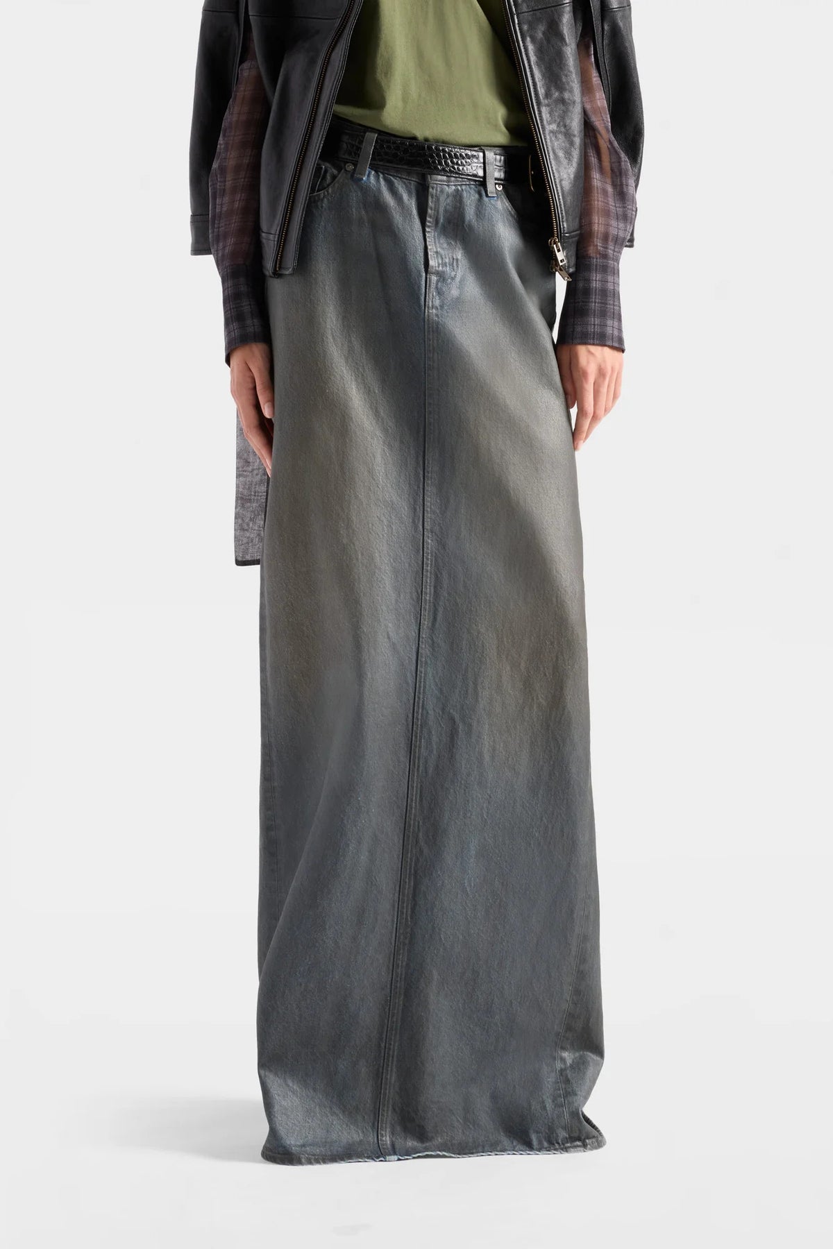 Jeansrock Full Length in Nolita 7 For All Mankind