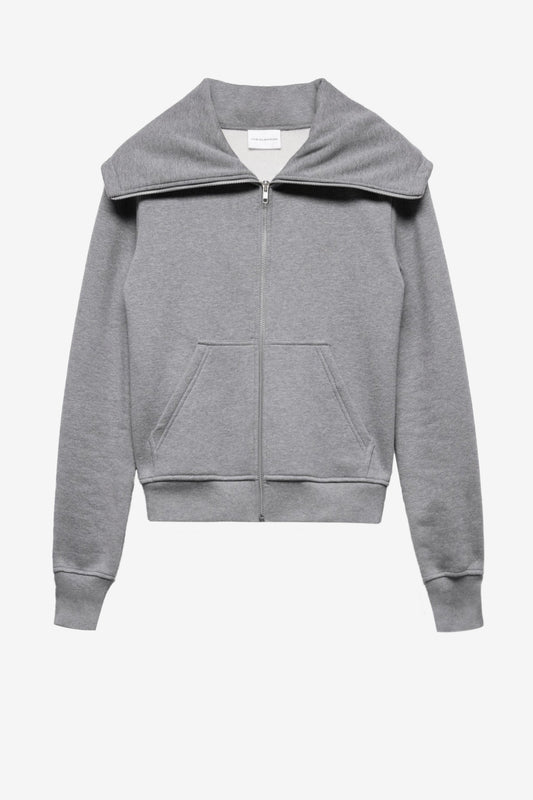 Sweatjacke High Neck in Ash 7 For All Mankind
