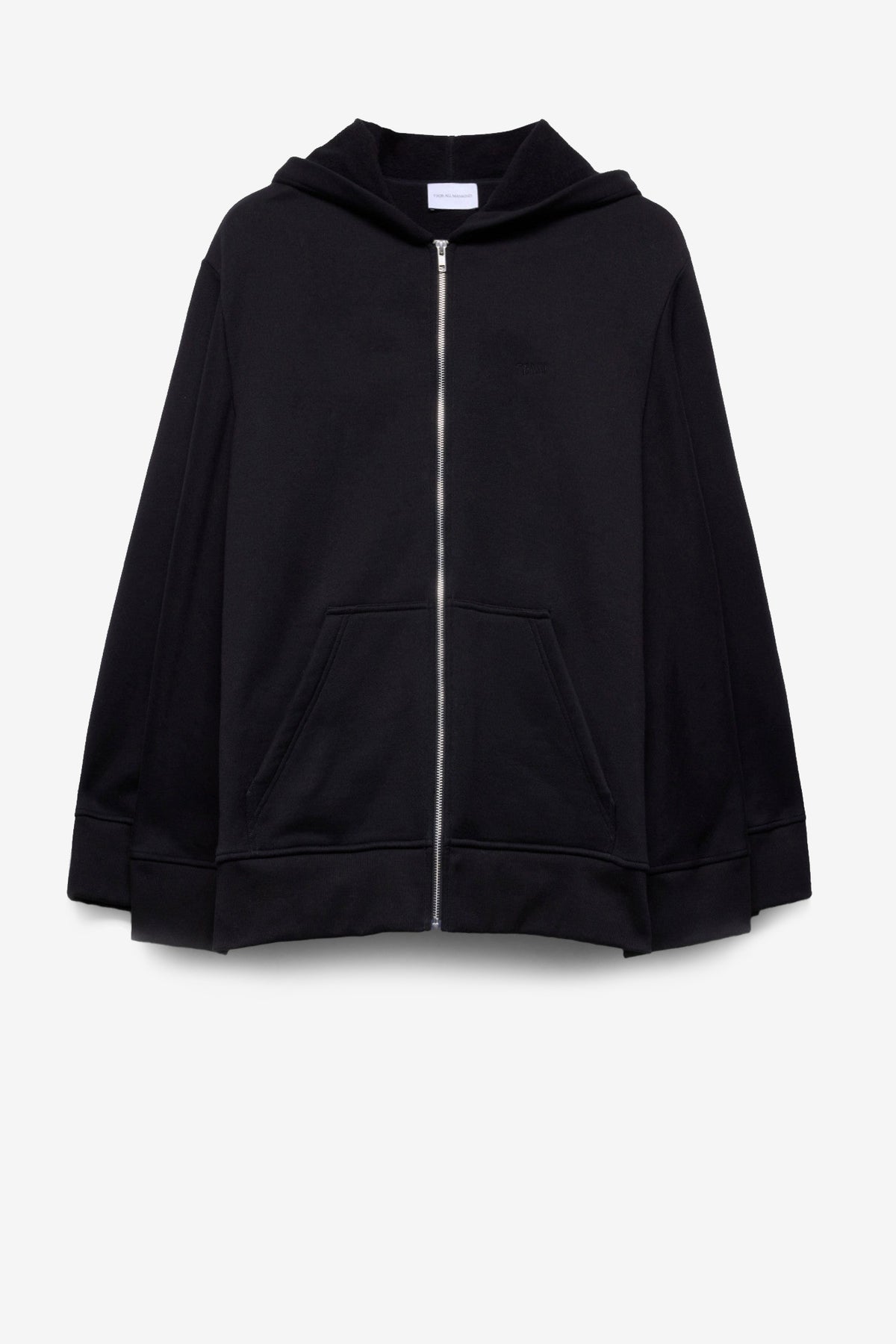 Sweatjacke Oversized in Schwarz 7 For All Mankind