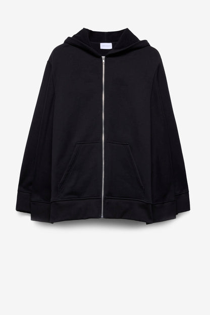 Sweatjacke Oversized in Schwarz 7 For All Mankind