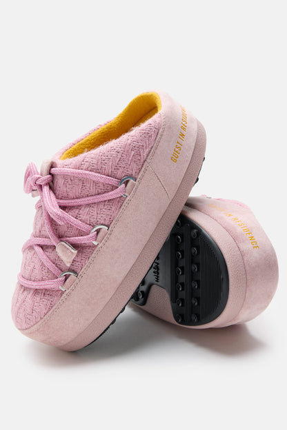 Moon Boot Mules EVX Knit in pink