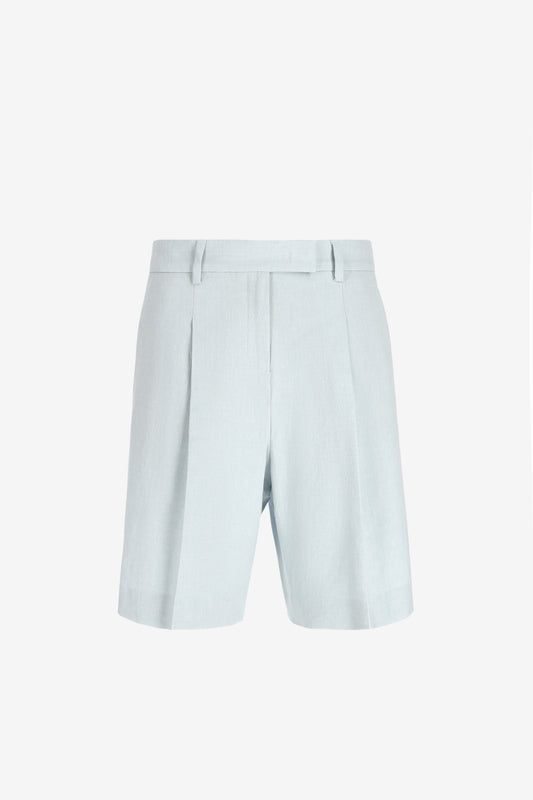 Chrissy Linen shorts in sky