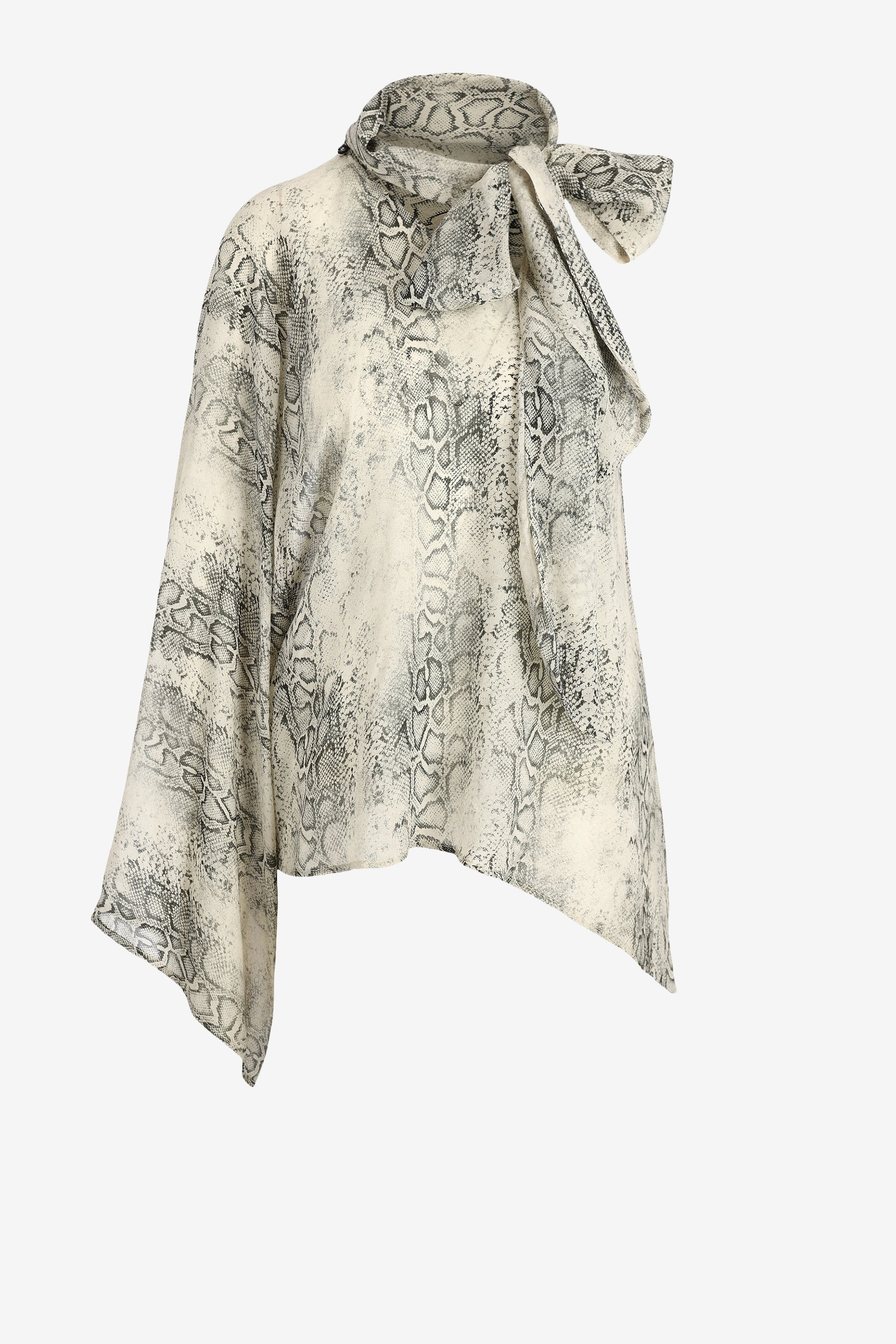 Bluse One Shoulder in SnakeFederica Tosi - Anita Hass