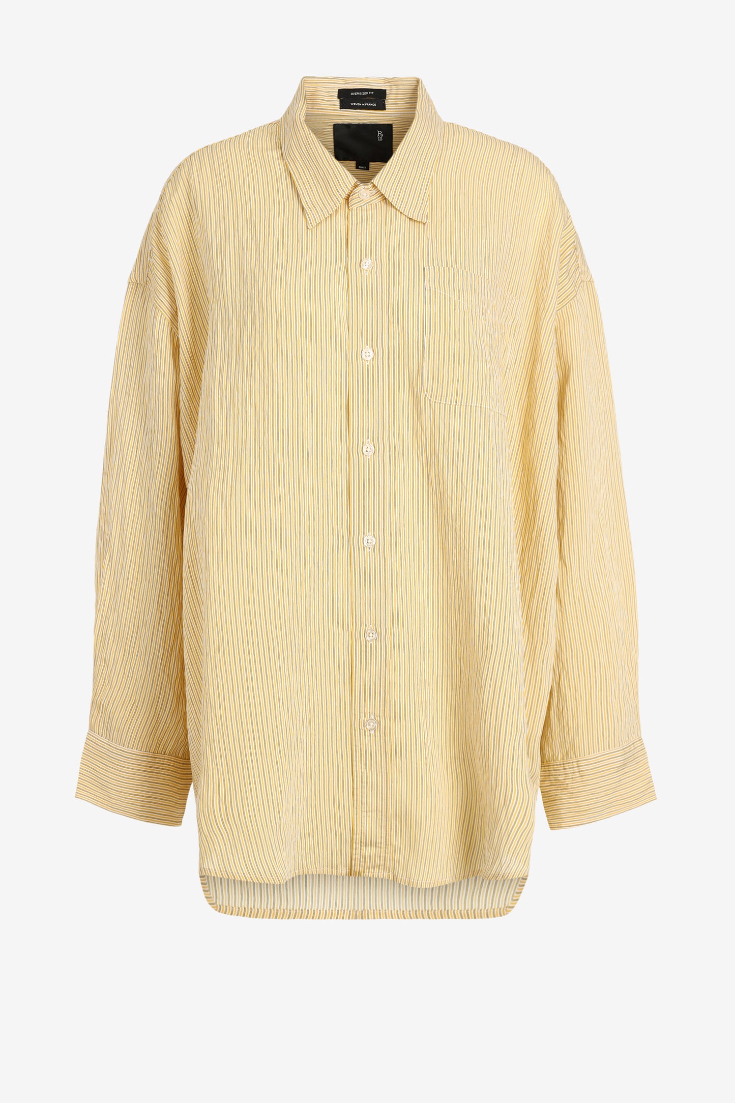 Bluse Drop Neck in Orange StripeR13 - Anita Hass