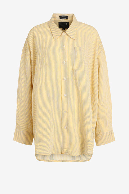 Bluse Drop Neck in Orange StripeR13 - Anita Hass