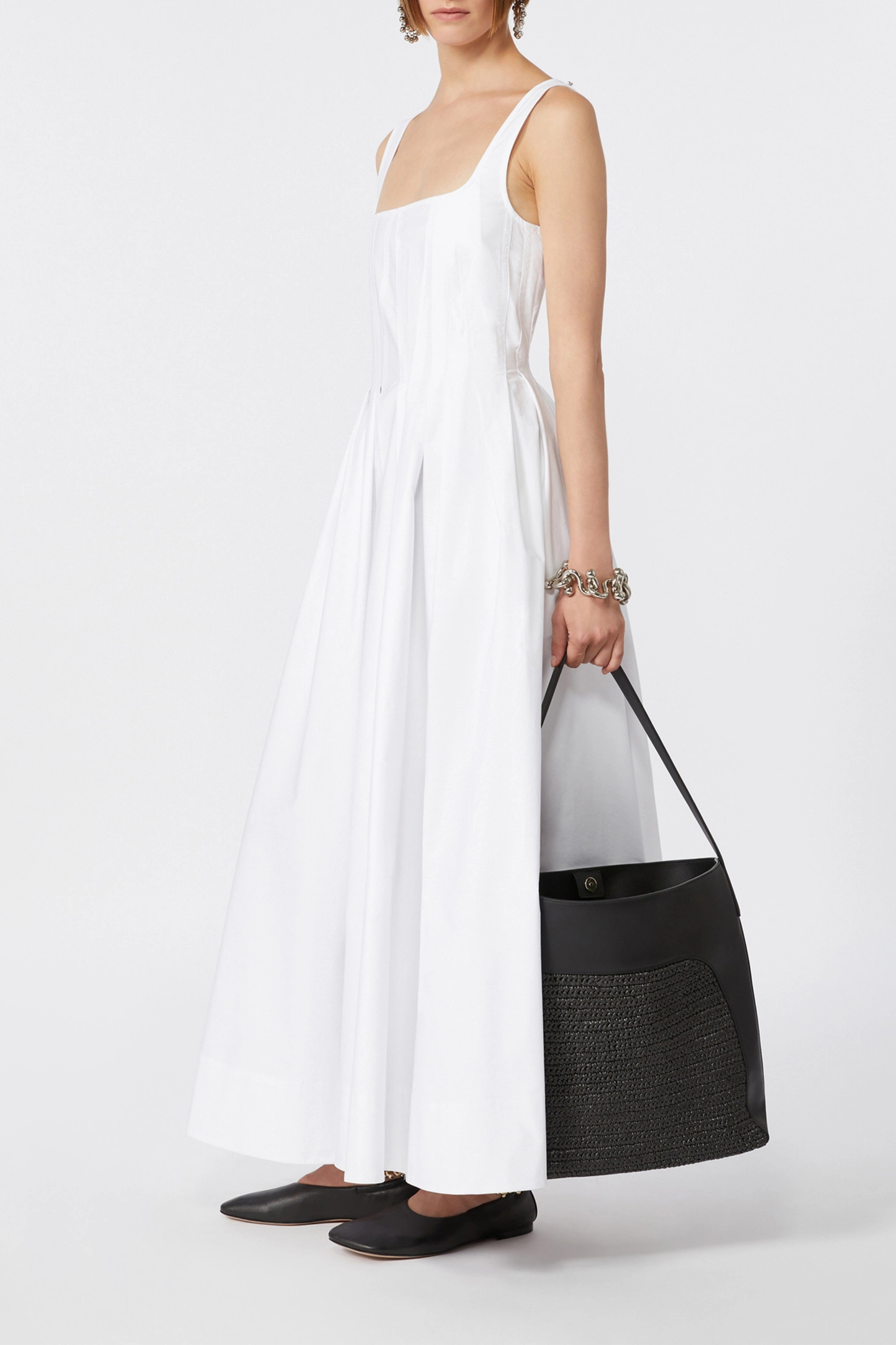 Kleid Giro in Optical WhiteSportmax - Anita Hass