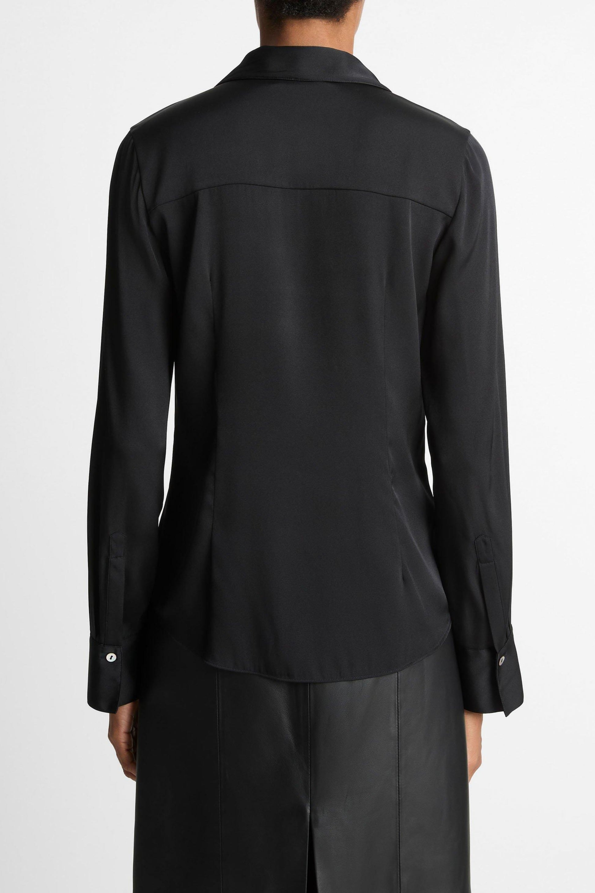 Bluse Slim Fit in SchwarzVince - Anita Hass