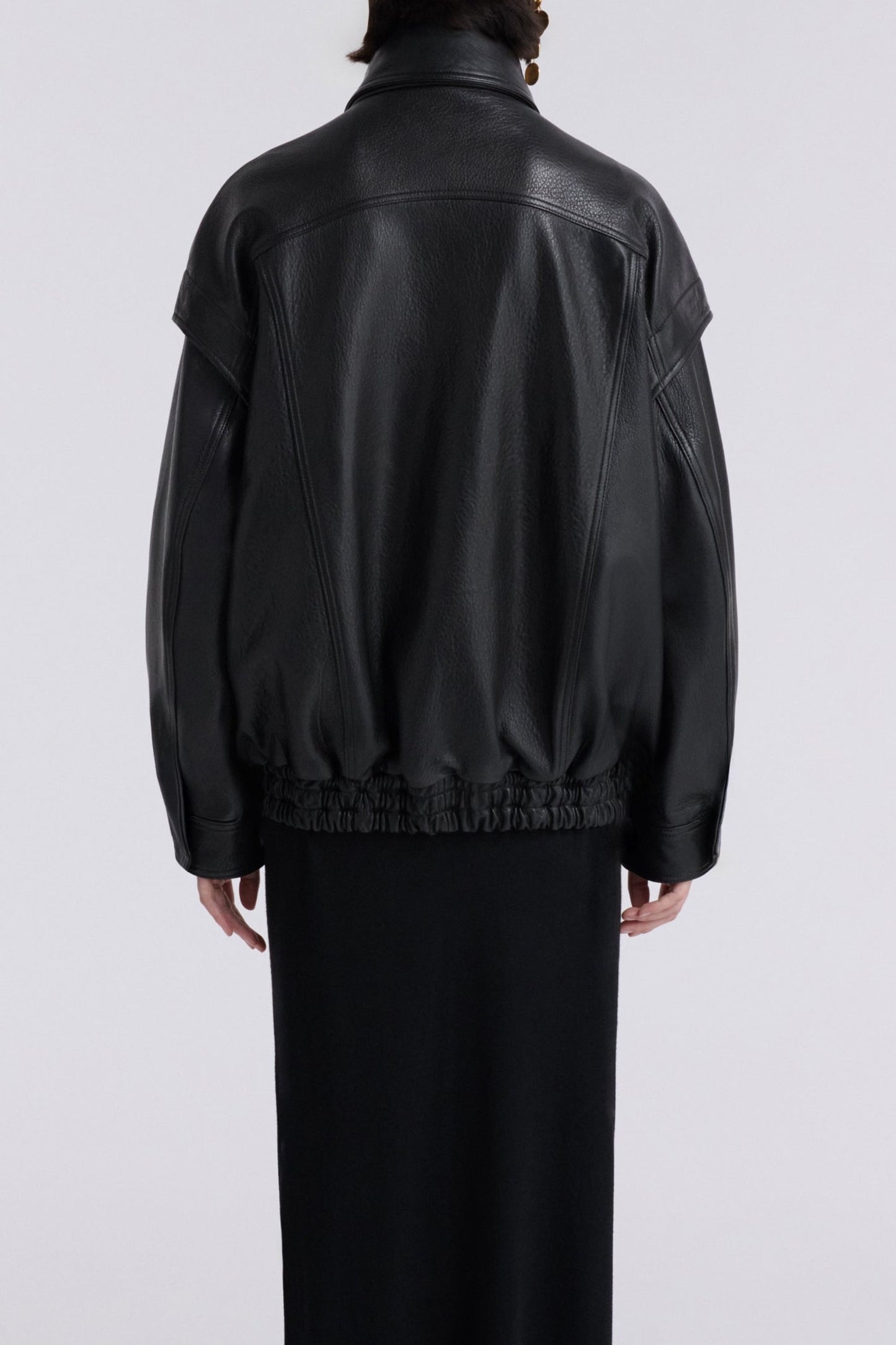 Leather jacket Micah in Black