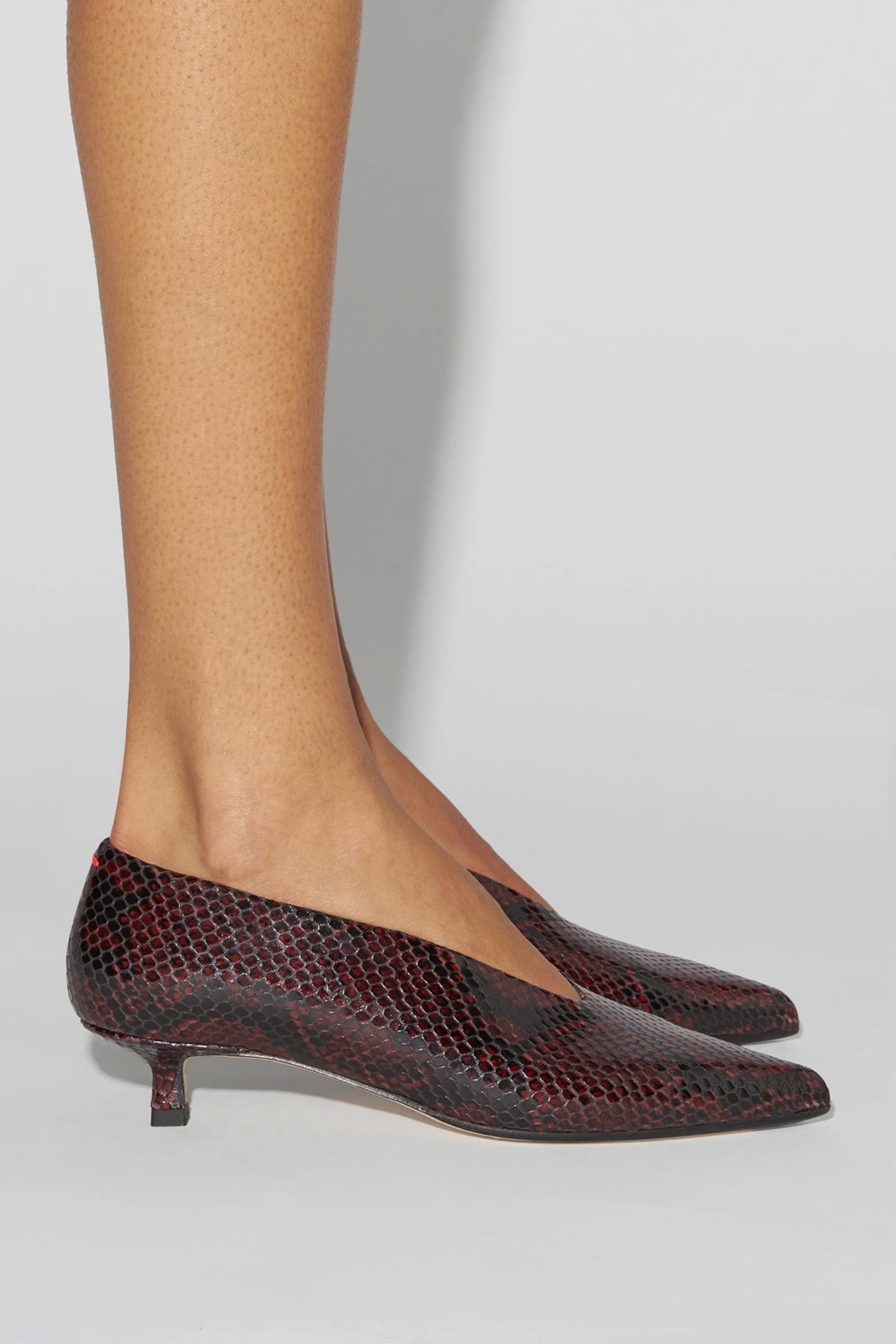 Kitten Heel Clara in Snake Port Aeyde