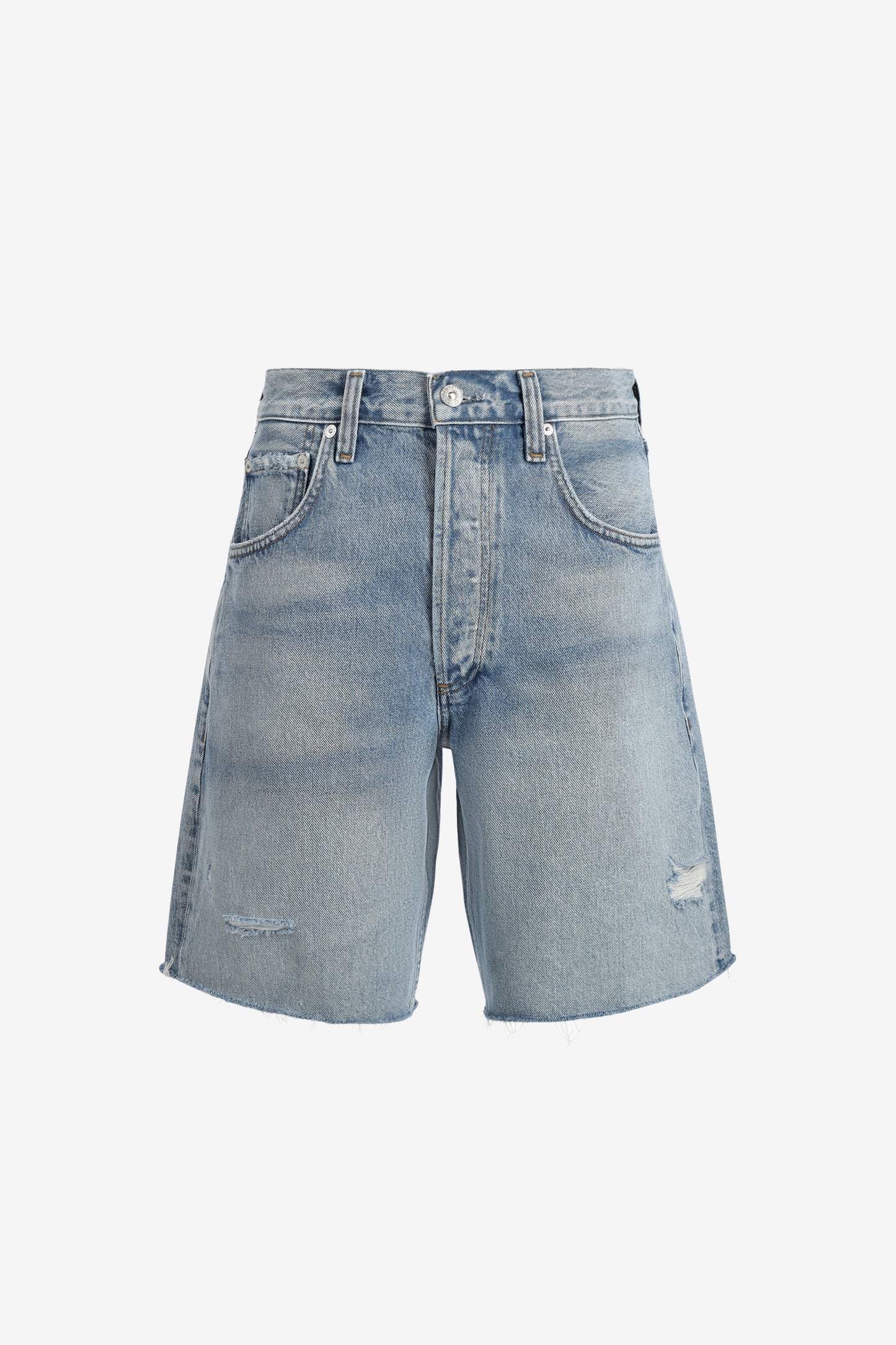 Ayla denim shorts in Sparrow