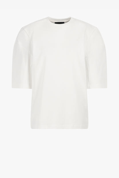 T-Shirt Perfect Hinged in WeißTibi - Anita Hass