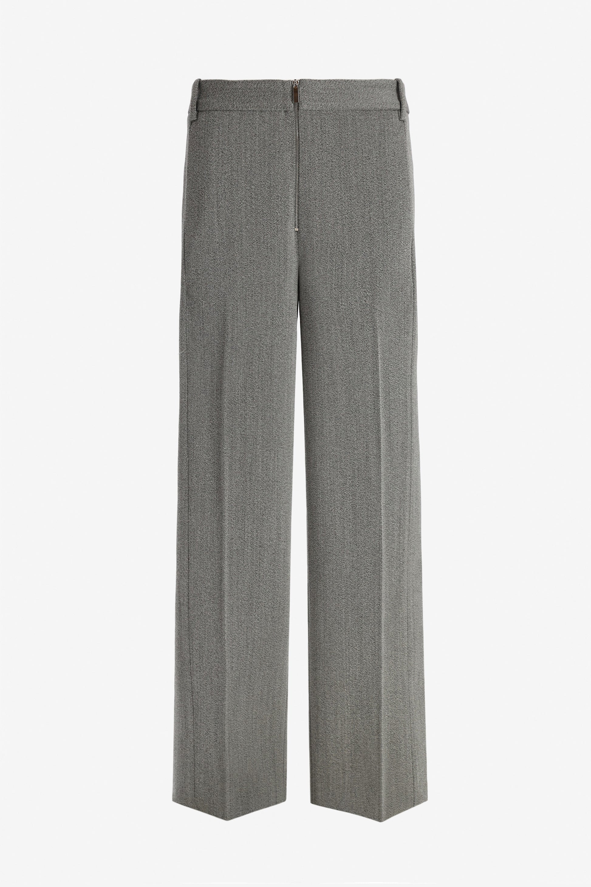 Hose Structured Wool in Grey MultiTibi - Anita Hass