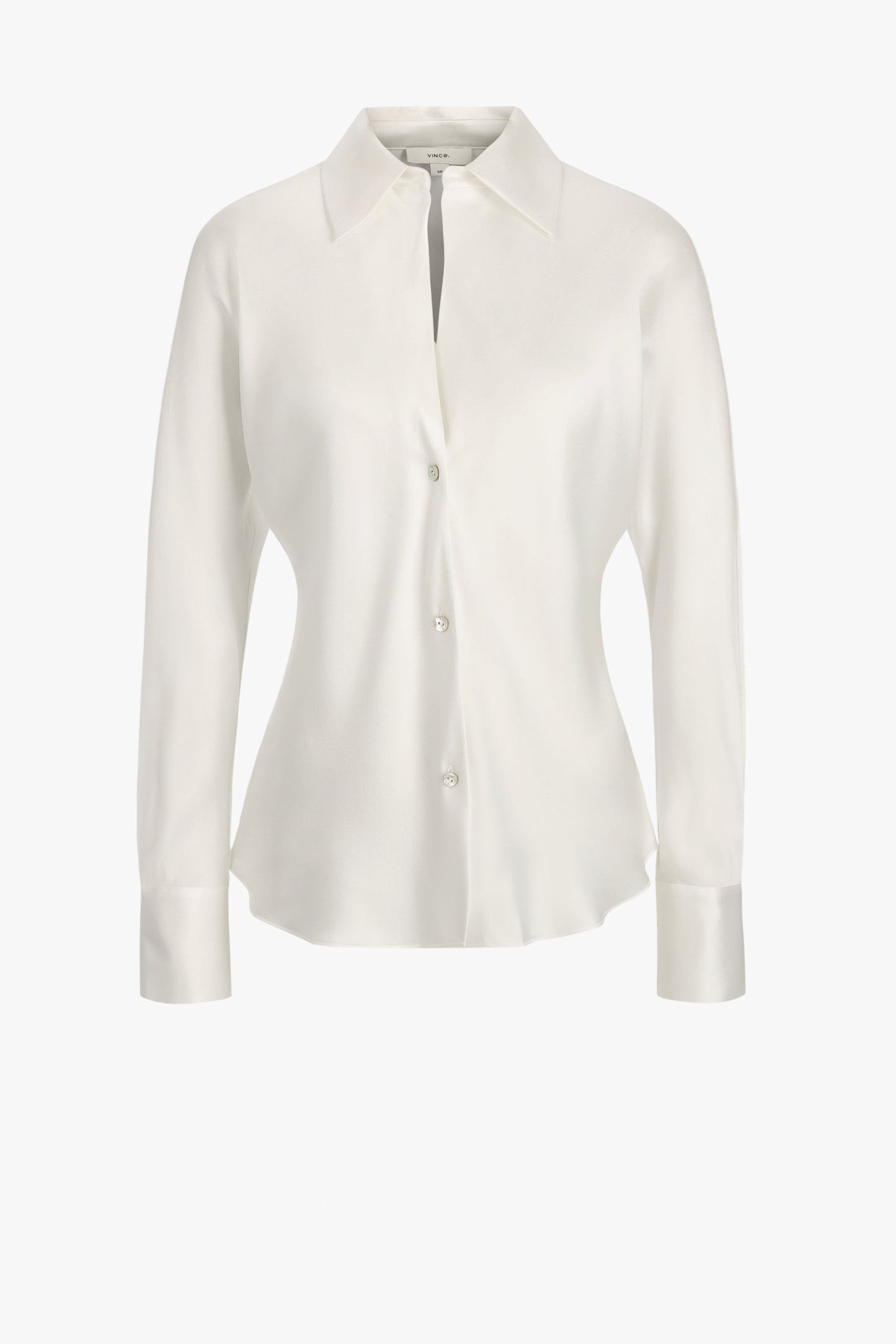 Bluse Bias Silk in Off WhiteVince - Anita Hass