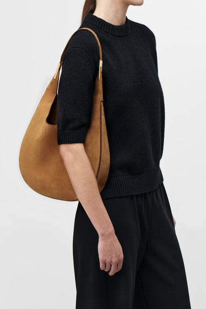 Tasche Florence in Suede Saddle