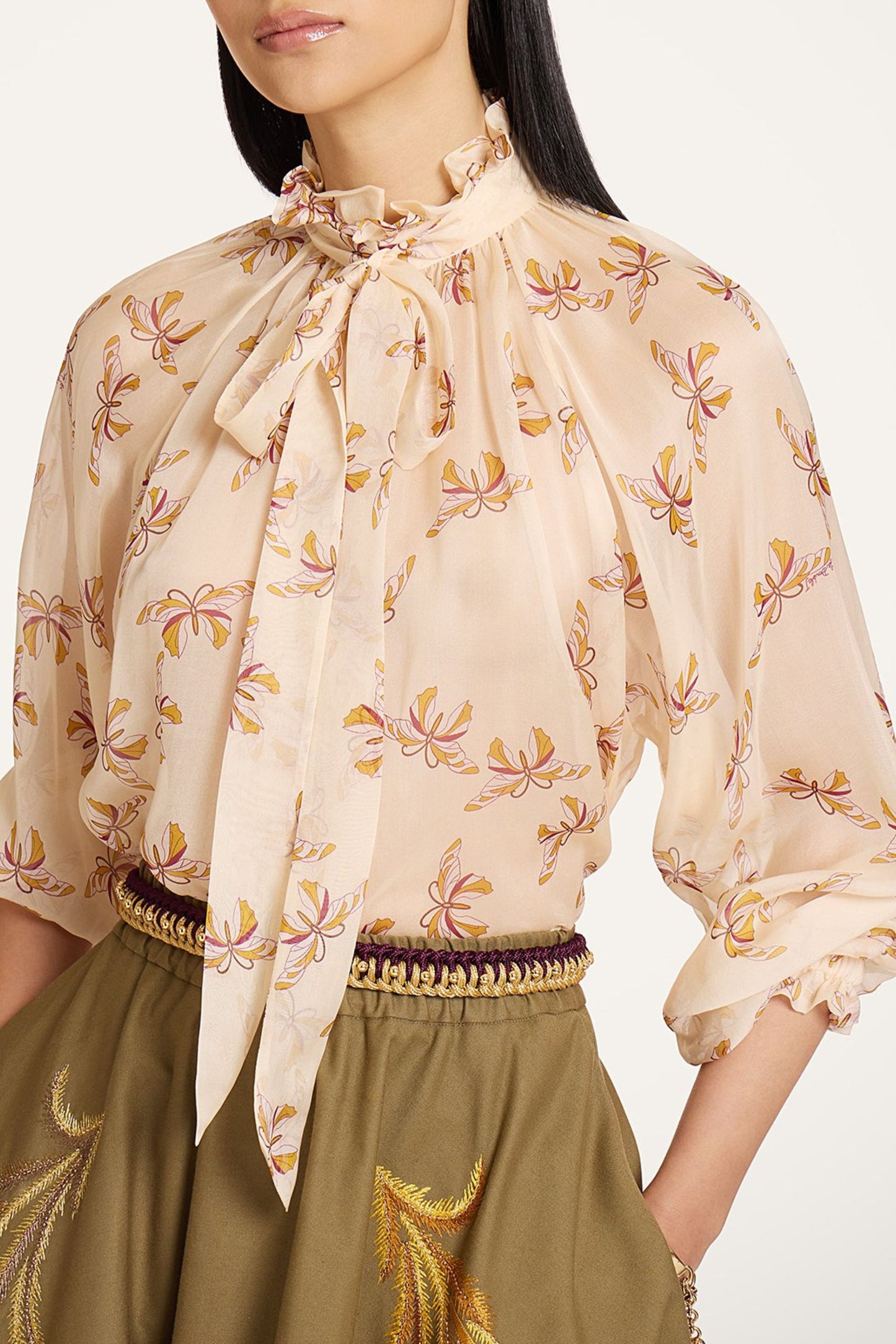 Bluse Cerere in Farfalla ButtercreamLa Double J - Anita Hass