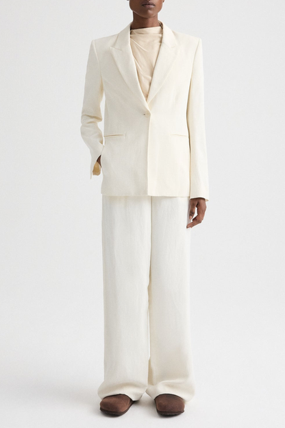 Blazer Her Fit in BoneTWP Clothing - Anita Hass