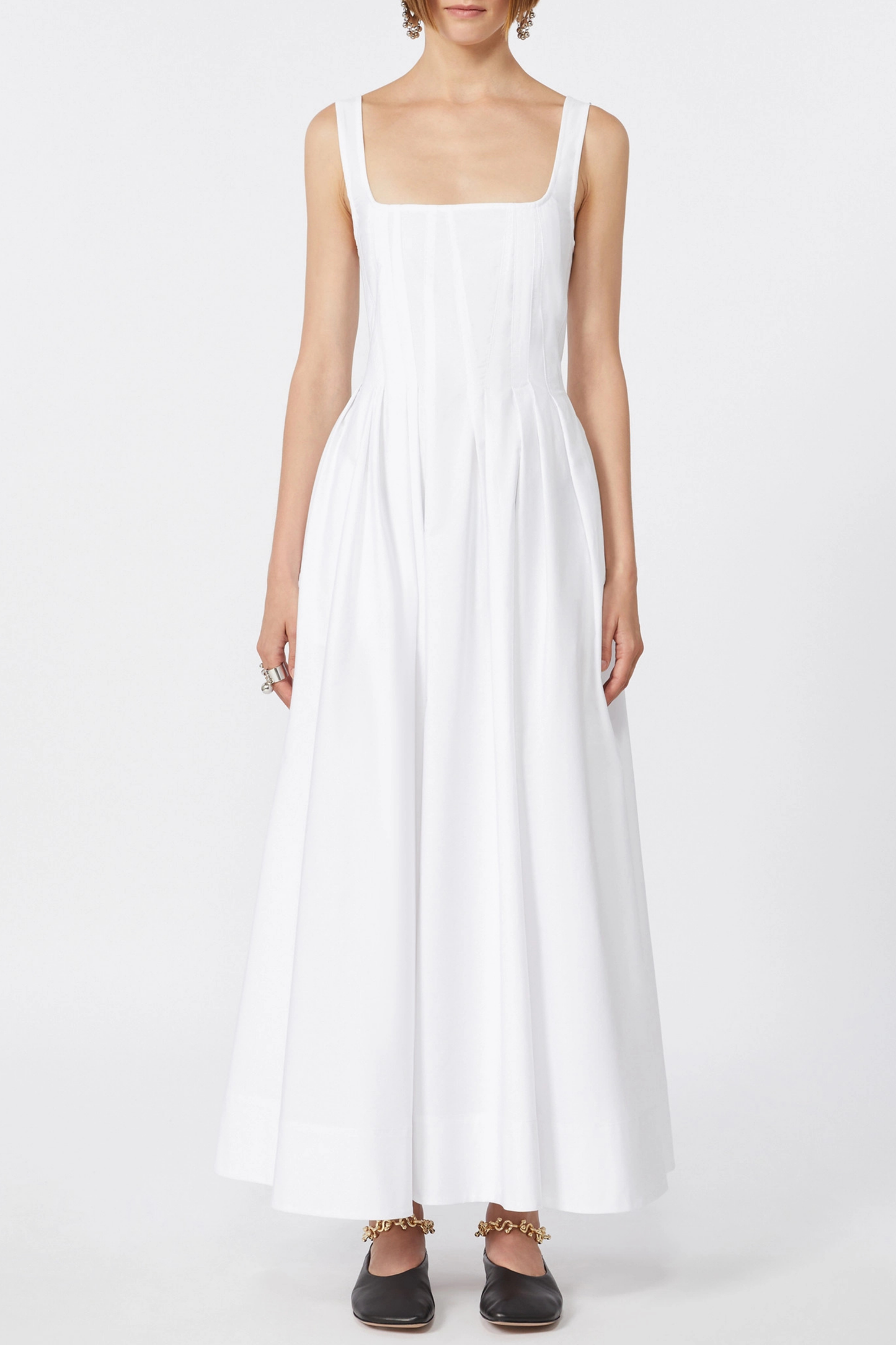 Kleid Giro in Optical WhiteSportmax - Anita Hass