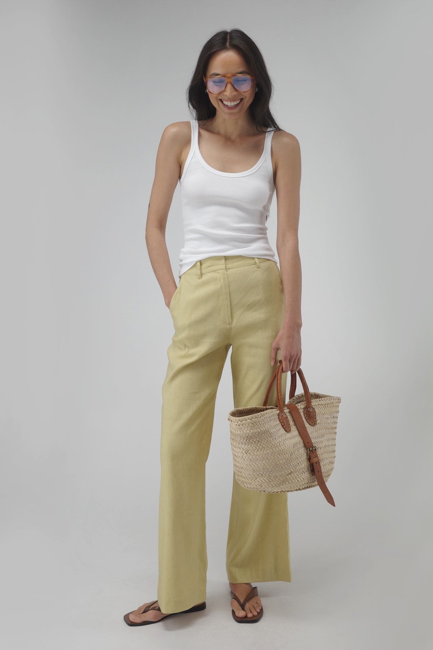 Pants Lydie in Cocoon