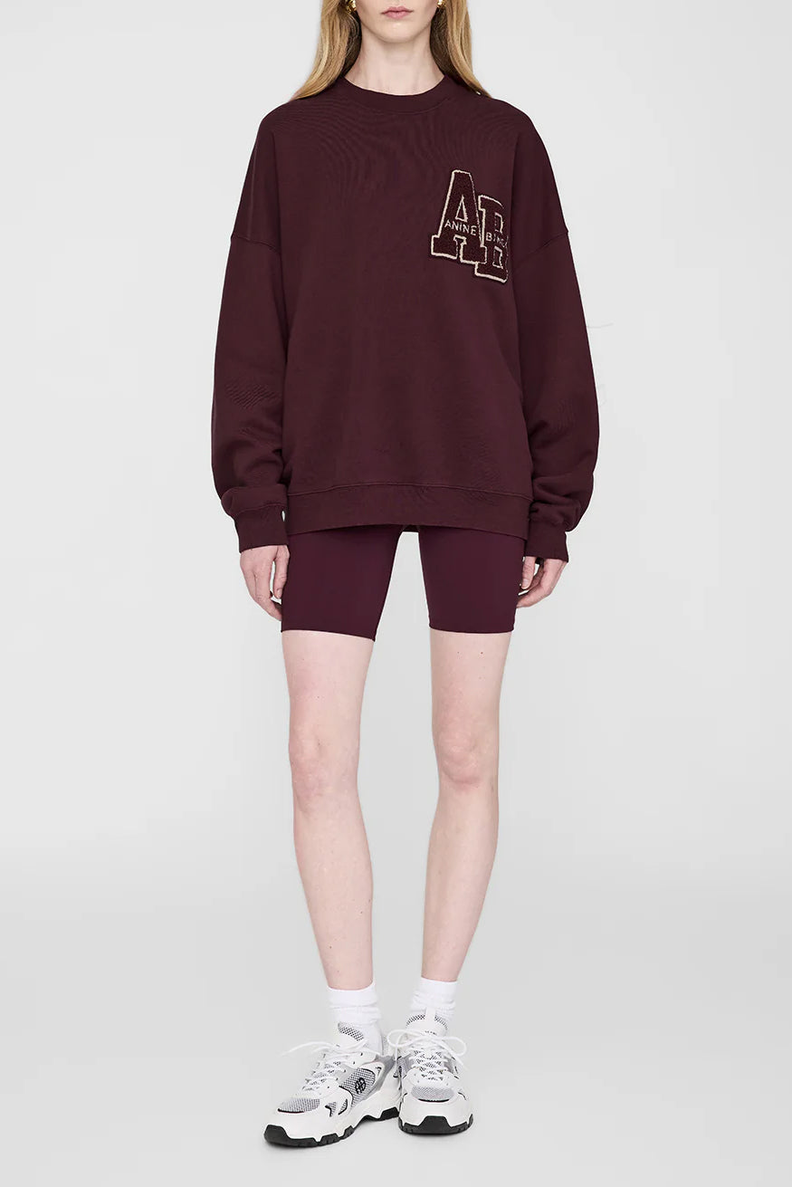 Sweatshirt Miles in Dark BurgundyAnine Bing - Anita Hass