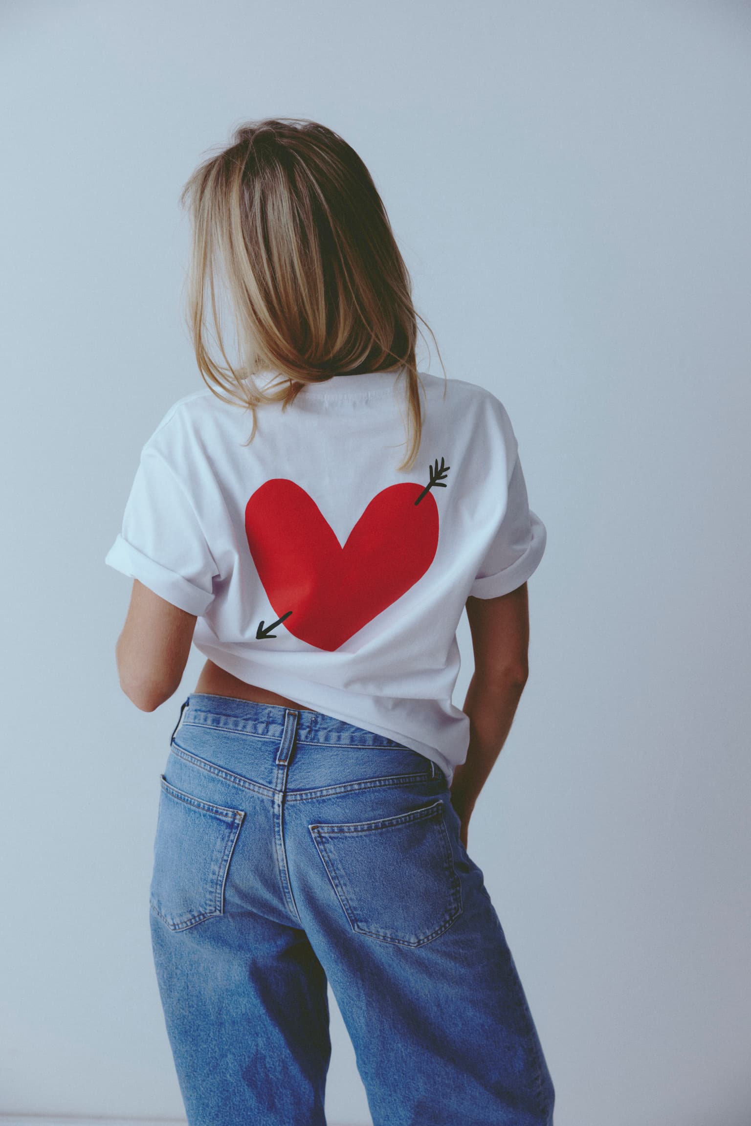 T-Shirt 'Heart' in WeißAnita Hass - Anita Hass
