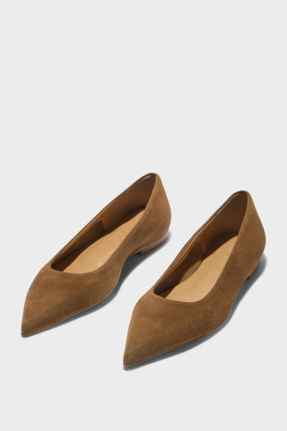Ballerinas Cassy in Tobacco Suedeaeyde - Anita Hass