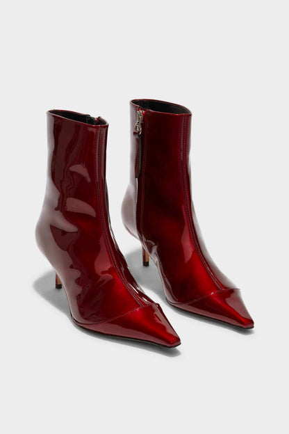 Boots Roe in Red Metallic